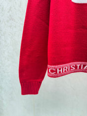 DIOR 25S LONG-SLEEVE KNIT CREWNECK SWEATER 641