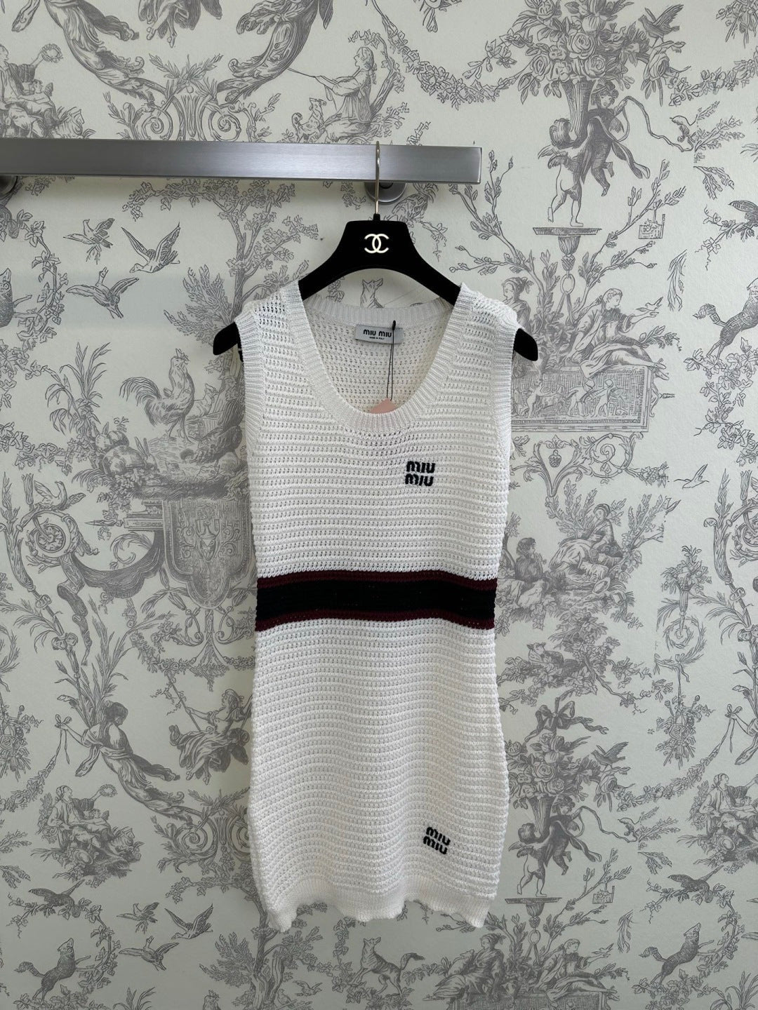 MIUMIU 26S SLEEVELESS KNIT DRESS STYLE 1110