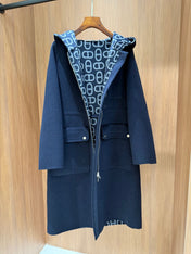 HERMES 25S WOOL COAT 102