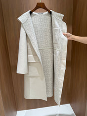 HERMES 25S CASHMERE COAT 195