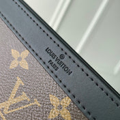 ANPHA WEARABLE WALLET 18 IN BROWN AND BLACK MONOGRAM CALFSKIN