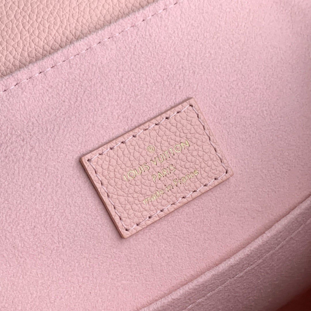 BACKUP BACKPACK 22 IN LIGHT PINK MONOGRAM EMPREINTE LEATHER