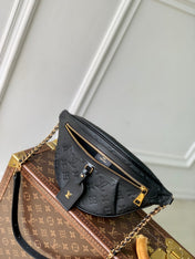 HIGH RISE 31 IN BLACK MONOGRAM EMPREINTE CALFSKIN EMBOSSED LOGO