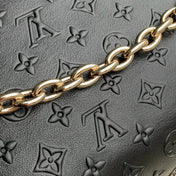 MONTSOURIS BACKPACK 27 IN BLACK MONOGRAM BOLD COATED CALFSKIN
