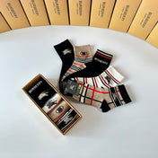 BURBERRY 26S ANKLE SOCKS 263812 (1 BOX)
