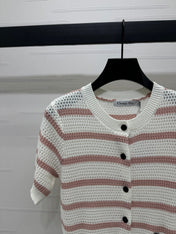 Dior 25 Short Sleeve Cardigan Wool 233494