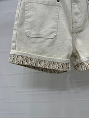 Dior 25 Short Beige Monogram Cotton233481