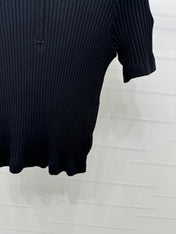 MONCLER 25S SHORT-SLEEVE KNIT TOP 255893