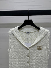 CHANEL 25S CROCHET SLEEVELESS VEST 264178