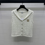 CHANEL 25S CROCHET SLEEVELESS VEST 264178