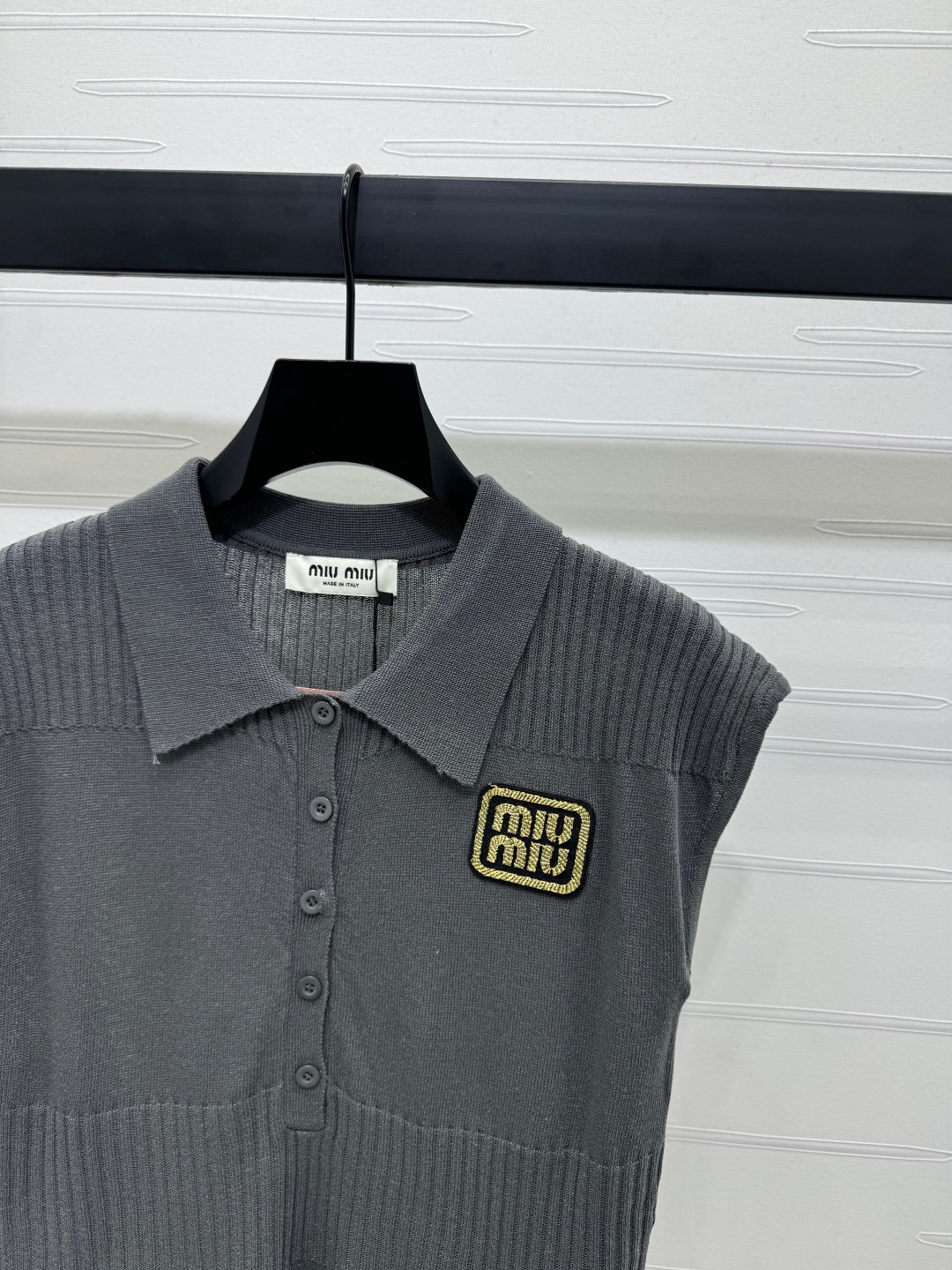 MIU 25S SWEATER VEST 264087