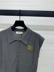 MIU 25S SWEATER VEST 264087