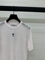 DIOR 25S BUTTERFLY WOVEN T-SHIRT 264062
