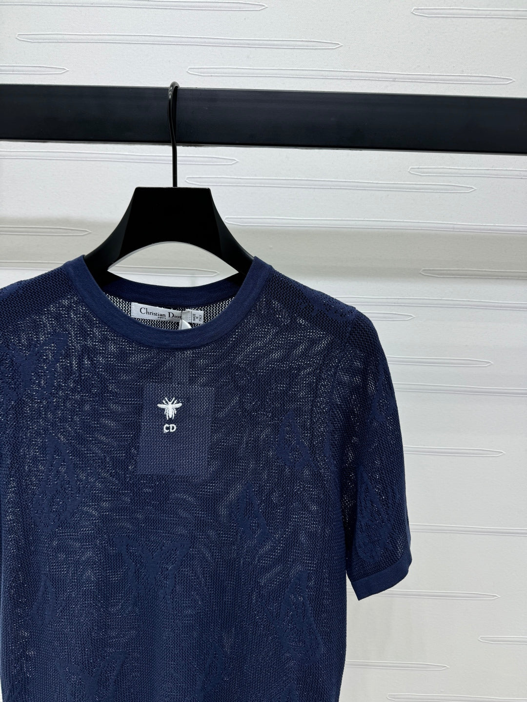 DIOR 25S BUTTERFLY WOVEN T-SHIRT 264064