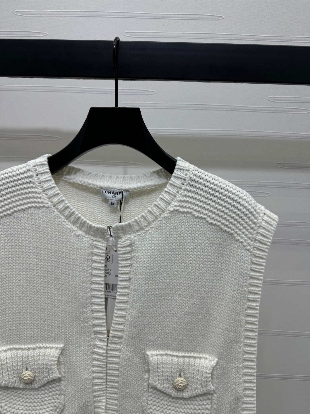 CHANEL CROPPED KNIT SWEATER 269388