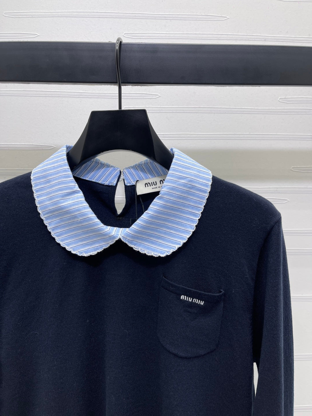 MIUMIU 26S KNIT POLO SWEATER 1595