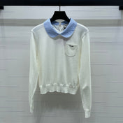 MIUMIU 26S KNIT POLO SWEATER 1596