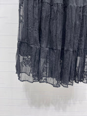 DIOR 26S LACE MIDI SKIRT 1313