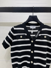 CHANEL 26S SHORT-SLEEVE KNIT TOP 1345