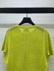CHANEL 26S OPENWORK KNIT CARDIGAN 1335