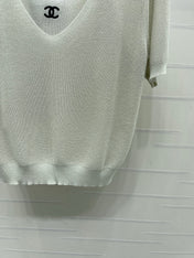 CHANEL 26S SHORT-SLEEVE KNIT TOP 1332