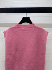 CHANEL 26S CONTRAST KNIT VEST 1325
