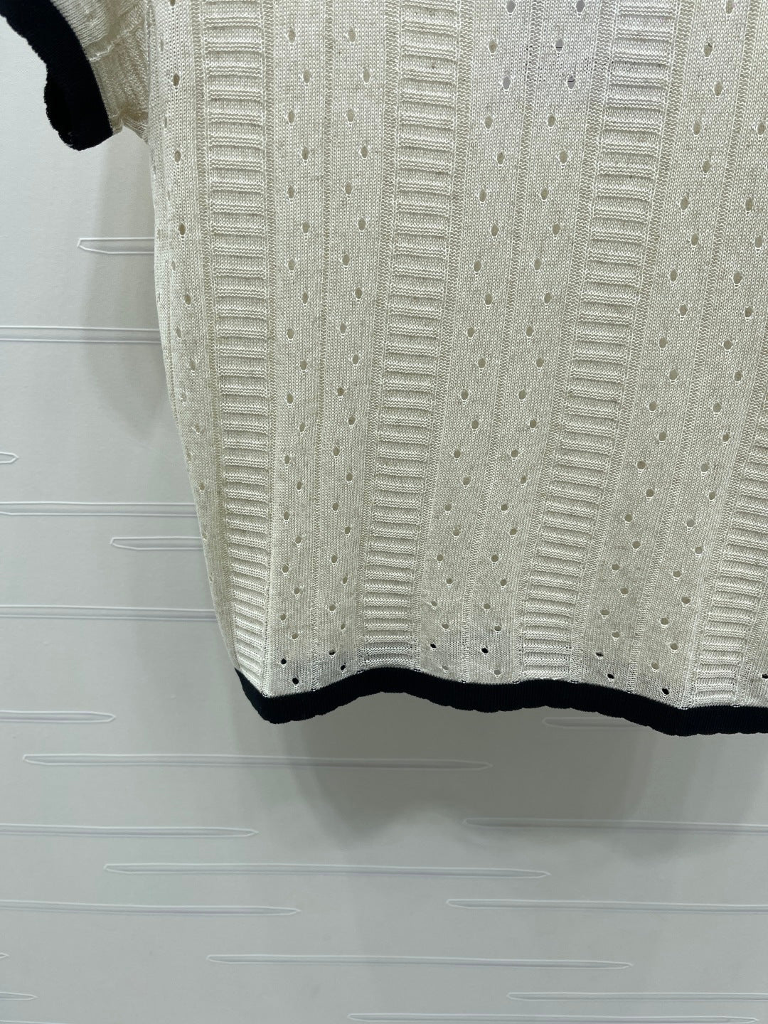 CHANEL 26S SHORT-SLEEVE KNIT TOP 1321