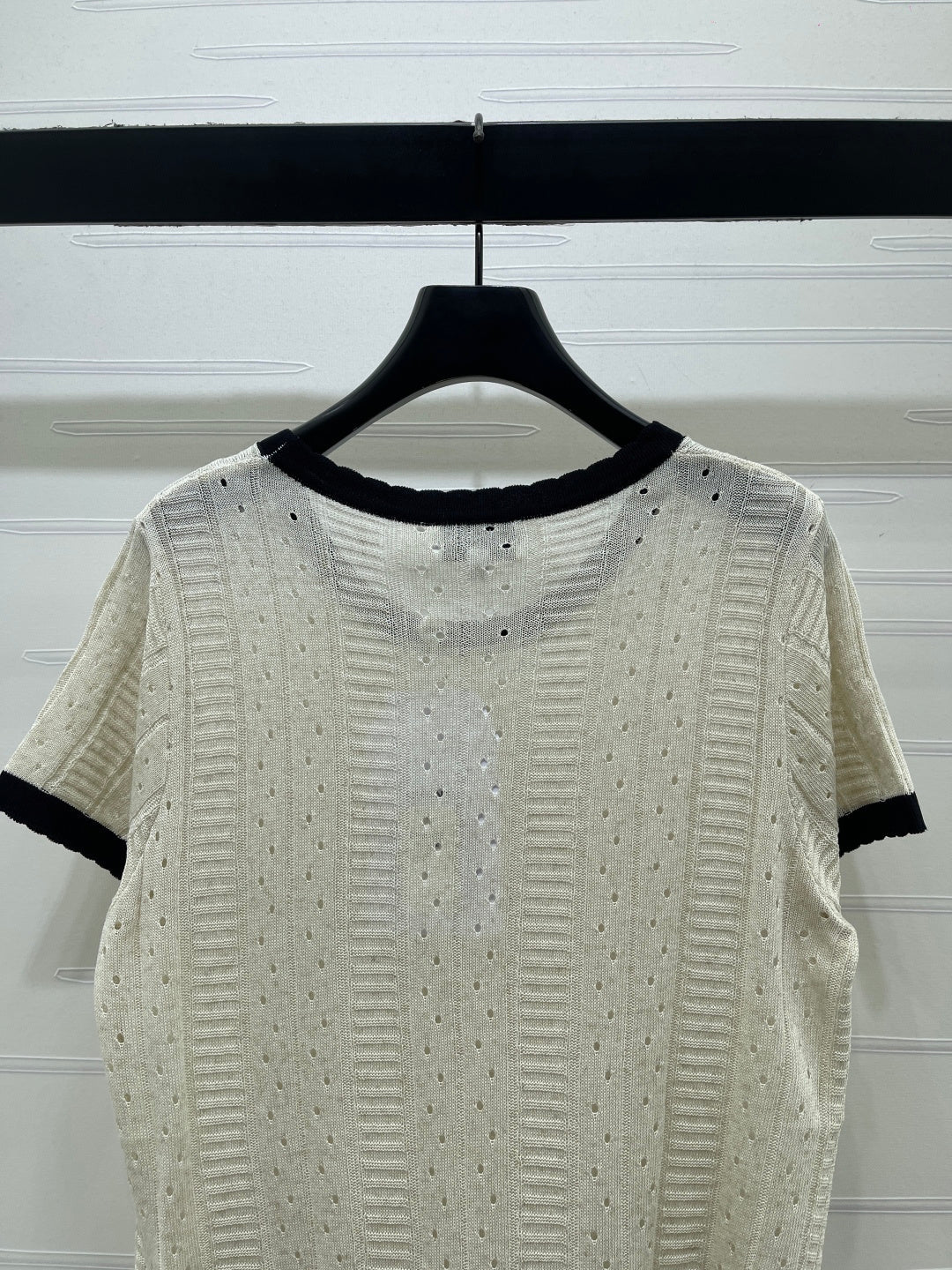 CHANEL 26S SHORT-SLEEVE KNIT TOP 1321