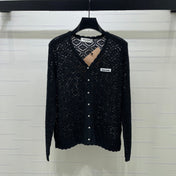 MIUMIU 26S LACE KNIT CARDIGAN 1521