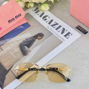 RUNWAY SQUARE SUNGLASSES 503005 IN METAL