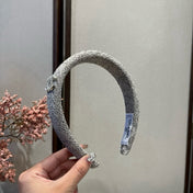 CHANEL 26S HEADBAND IN GREY TWEED 503058