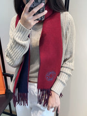 HERMES 25S SCARF 190 IN CASHMERE 854620