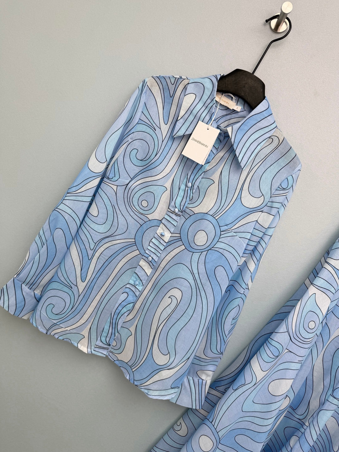 ZIMMERMANN 26S SHIRT AND SKIRT SET STYLE 116
