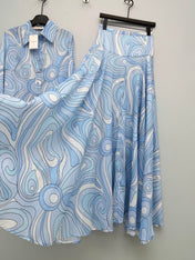 ZIMMERMANN 26S SHIRT AND SKIRT SET STYLE 116