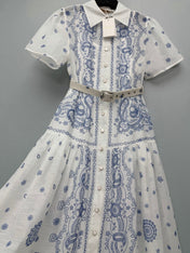 ZIMMERMANN 26S SHORT-SLEEVE SHIRT DRESS STYLE 109