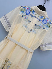ZIMMERMANN 26S SHORT-SLEEVE SHIRT DRESS STYLE 108
