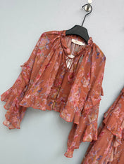 ZIMMERMANN 26S TOP AND SKIRT SET STYLE 64