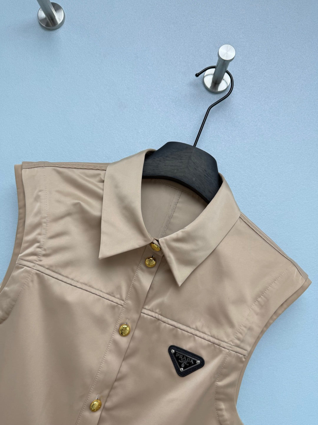 PRADA 26S SLEEVELESS COLLARED DRESS STYLE 868