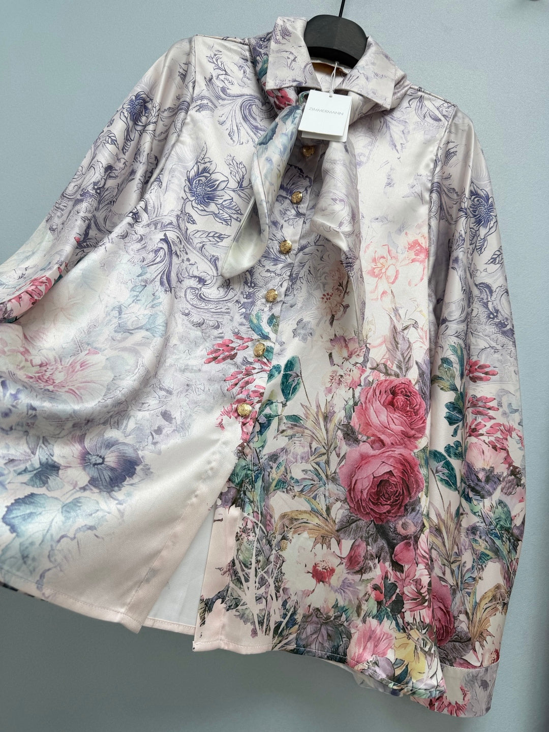 ZIMMERMANN 26S SHIRT AND LONG PANTS SET STYLE 31