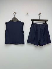 CHANEL 26S VEST TOP & SHORTS SET STYLE 1175