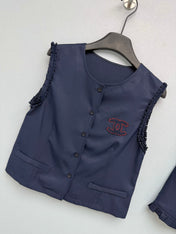 CHANEL 26S VEST TOP & SHORTS SET STYLE 1175