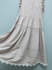 CHANEL 26S PLEATED SLEEVELESS DRESS STYLE 1128