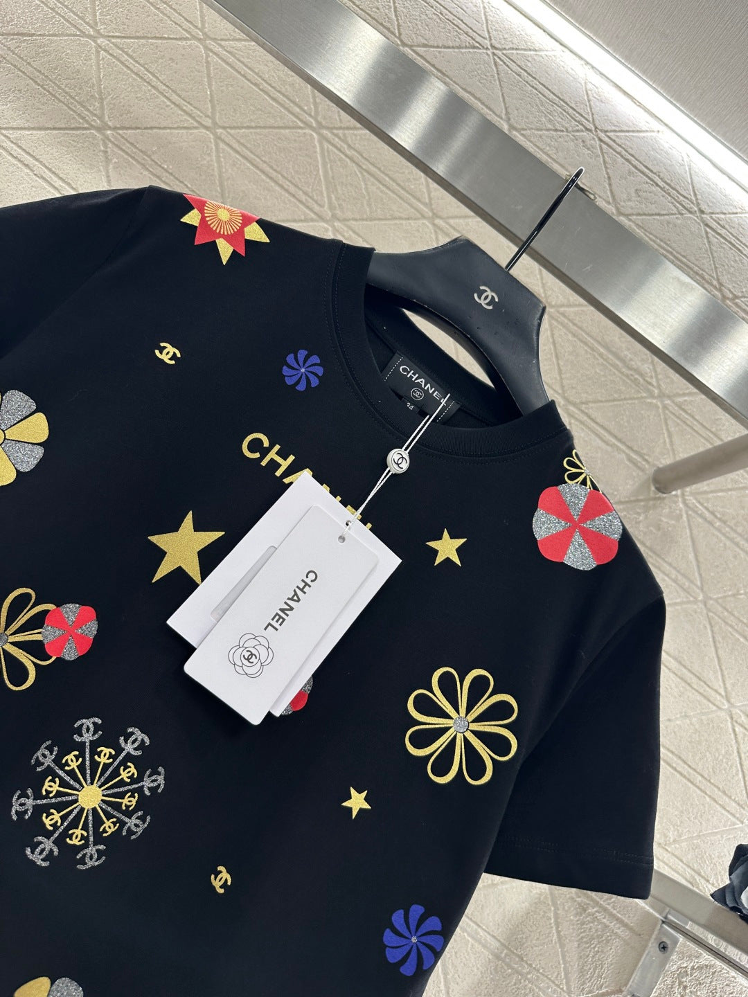 CHANEL 25S PRINTED T-SHIRT 649
