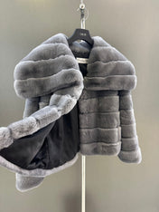 DIOR 25S RABBIT FUR JACKET 739
