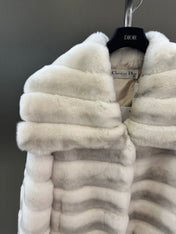 DIOR 25S RABBIT FUR JACKET 738