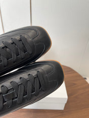 THE ROW 26S SNEAKERS IN BLACK CALFSKIN