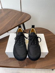 THE ROW 26S SNEAKERS IN BLACK PONY HAIR AND FABRIC