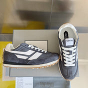 TOM FORD 26S SNEAKERS IN DARK GREY SUEDE