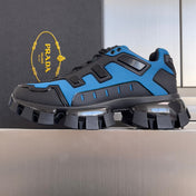 PRADA 26S CLOUDBUST THUNDER SNEAKERS 60MM IN BLUE MESH FABRIC