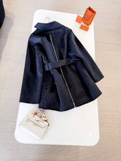 HERMES 25S MID-LENGTH KNIT COAT 266